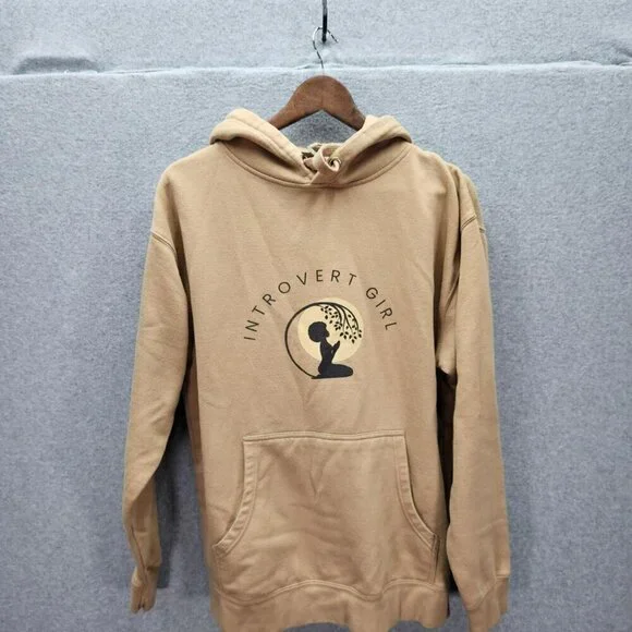 Introvert Girl Hoodie Item - Picture 1 of 4